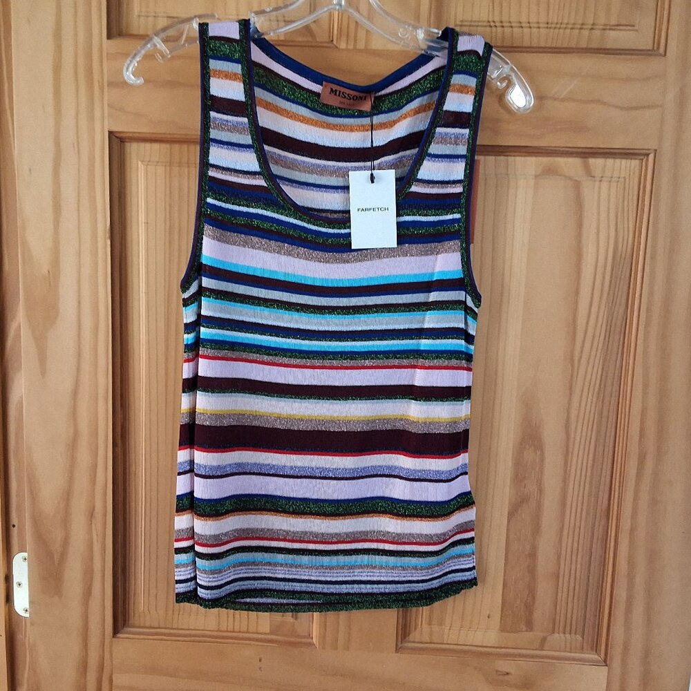 NWT Missoni striped tank top